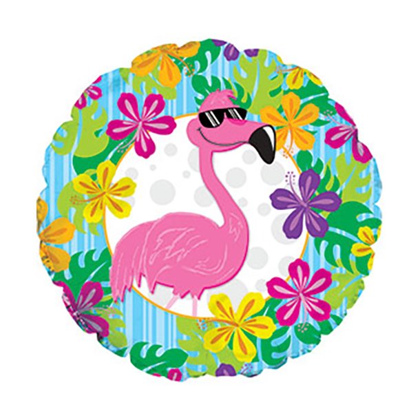 Flamingo folieballon - 45 cm