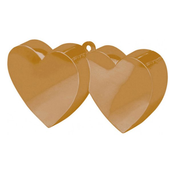 Ballonvgt hjerte guld