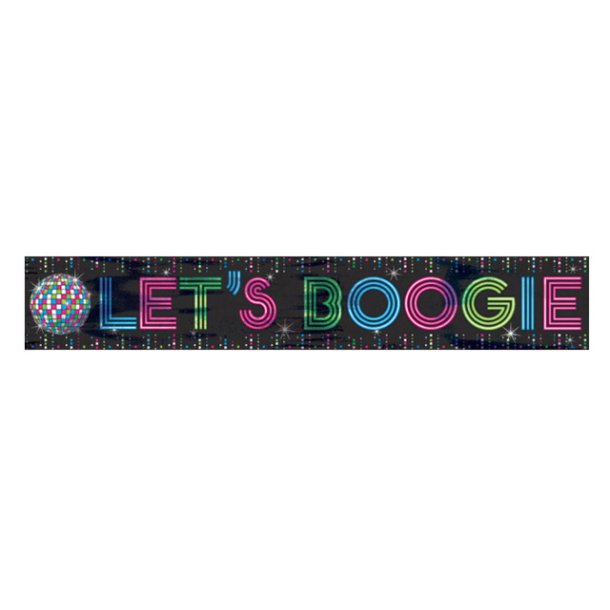 Disco Folie banner, 7,6 meter