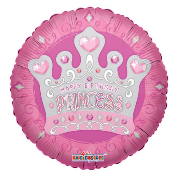 Prinsesse tiara folieballon  46 cm