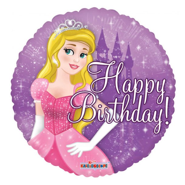 Prinsesse folieballon  46 cm