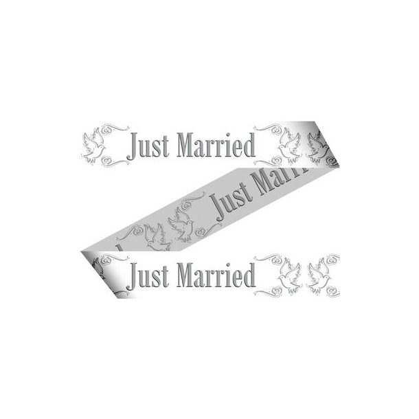 Just Married AfspringsTape - 15 m