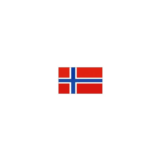 Papirflag Norge p pind A4