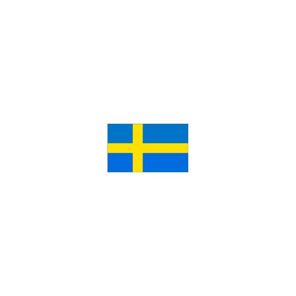 Papirflag Sverige p pind A4