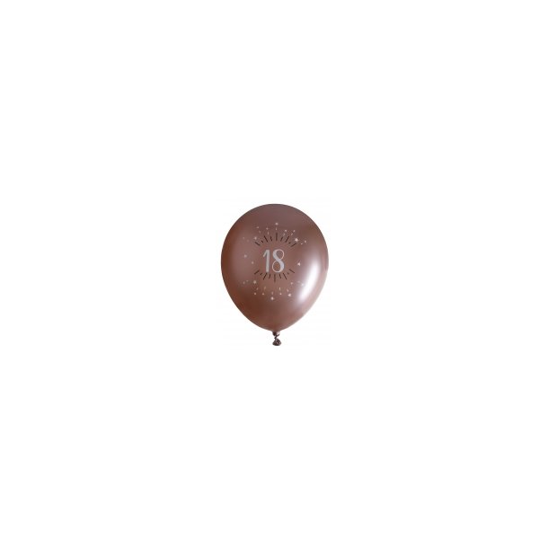 18 rs Latex Ballon - Rosa Guld