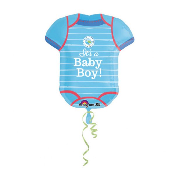 Folie ballon "Its a Baby boy" 60 cm., Lysebl