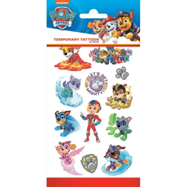 Mighty pups, paw patrol tatoveringer