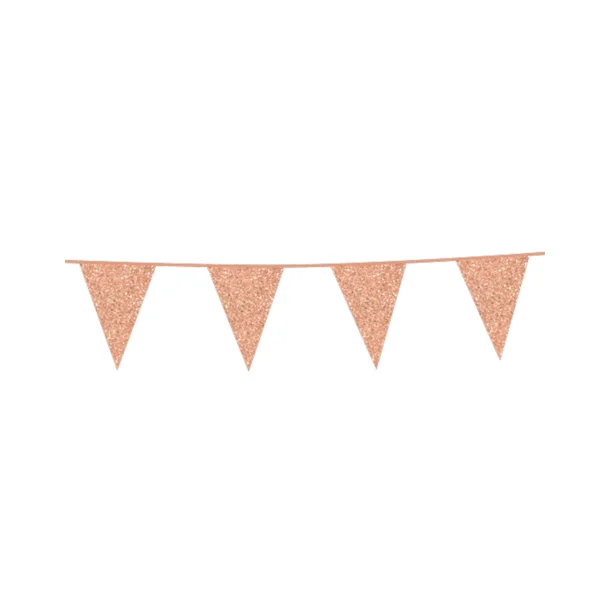 Banner Glitter 6 m Rose Gold