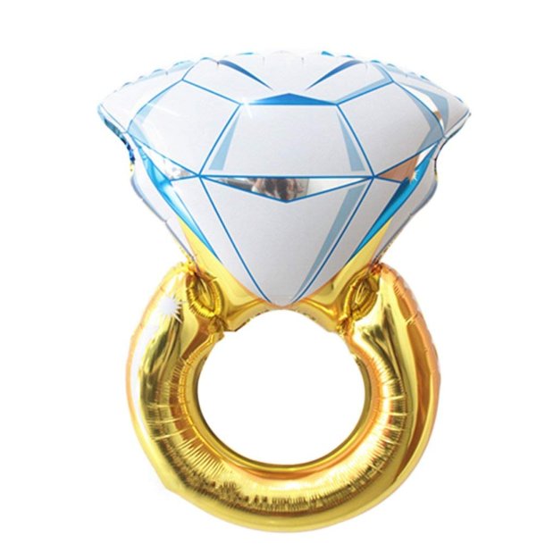 Diamantring folieballon