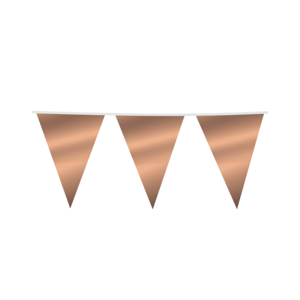 Gigantisk flag banner - METALLIC - ROSE GOLD 