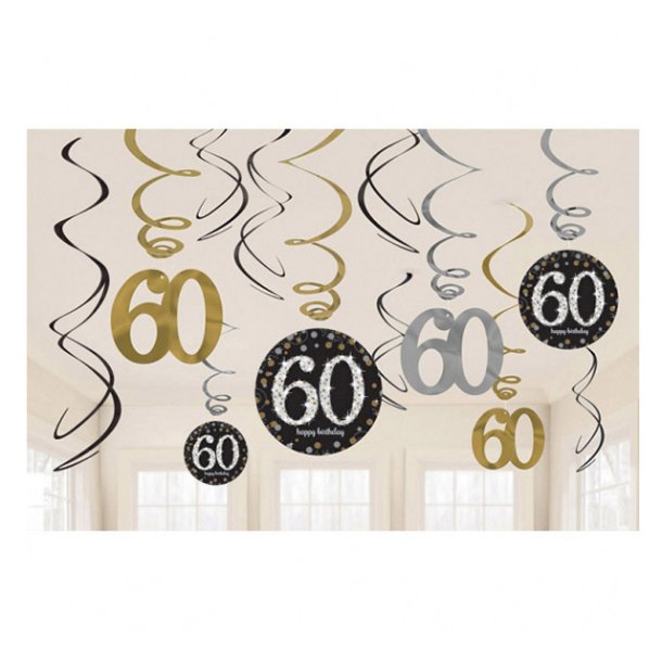 60 rs Fdselsdag loftdekorationsst