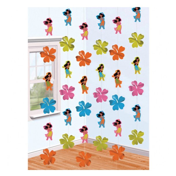 Hawaii Hula piger loftdekoration 2,1 meter