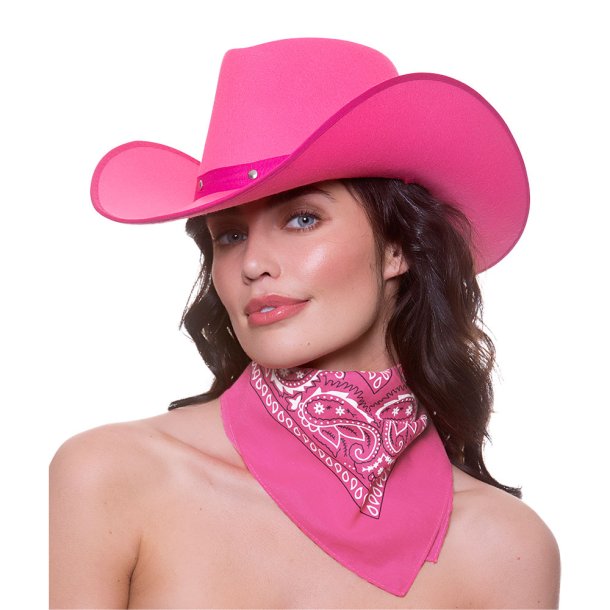 Cowboy bandana trklde i Magneta Pink