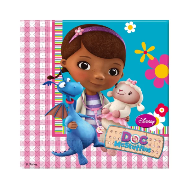 16 Servietter 33X33 cm  DOC MCSTUFFINS