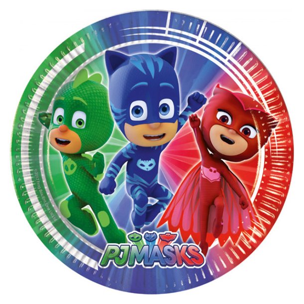 PJ masks tallerkener 8 stk.