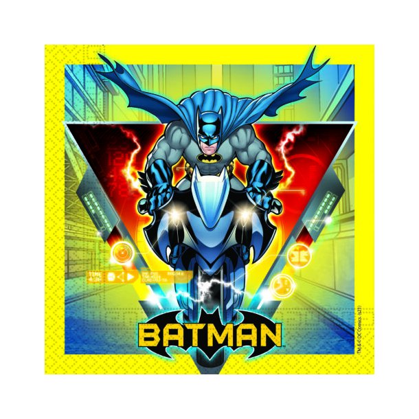 20 FSC  Servietter 33X33CM BATMAN