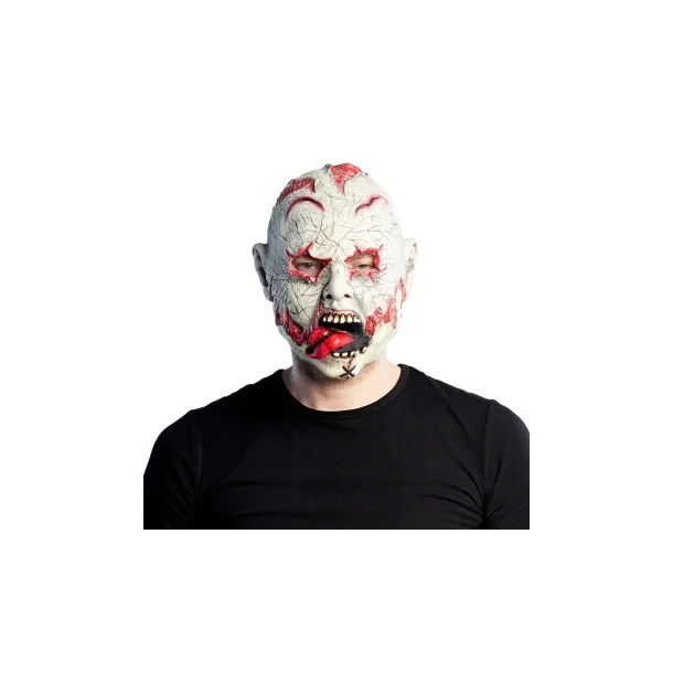 Zombie blodig maske i latex