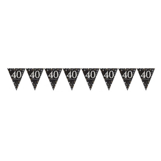 40 rs Fdselsdags banner