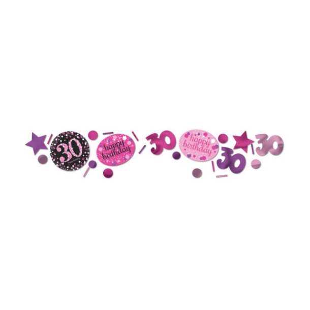 30 rs Fdselsdag konfetti