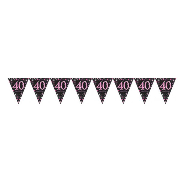 40 rs Fdselsdags banner