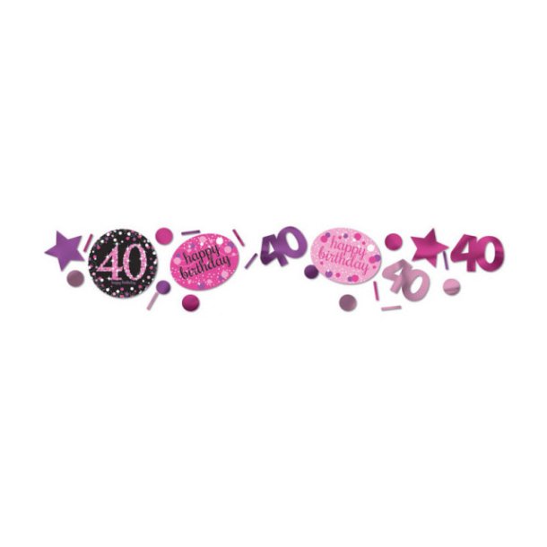 40 rs Fdselsdag konfetti