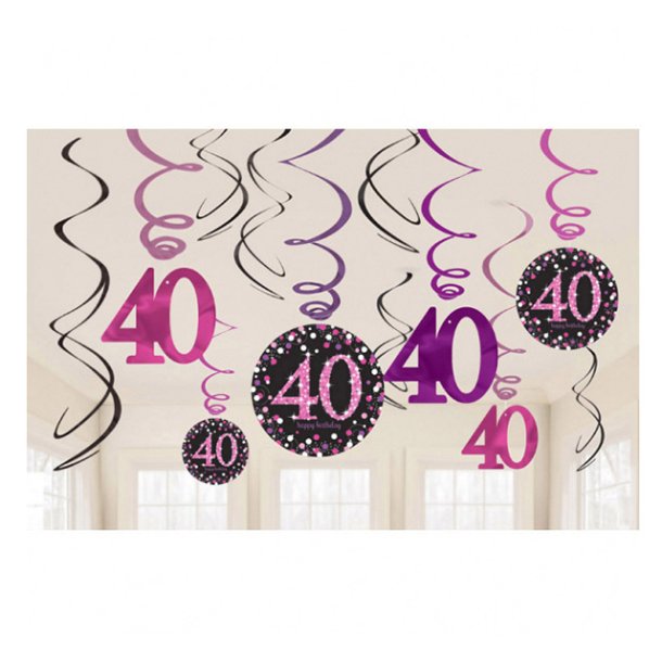 40 rs Fdselsdag loftdekorationsst