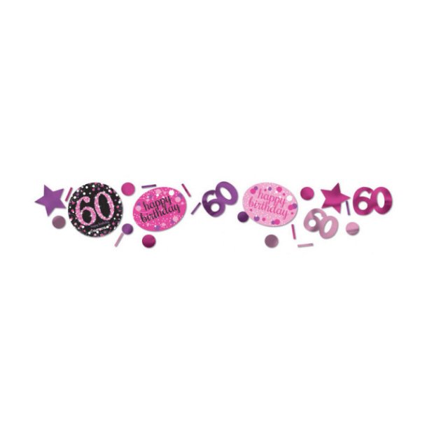60 rs Fdselsdag konfetti