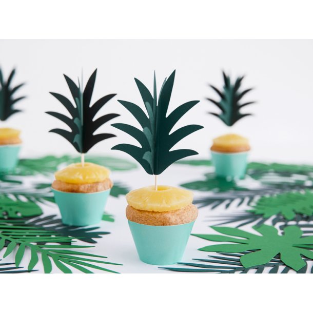 Ananas cupcake pynt