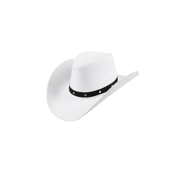 Cowboyhat Hvid