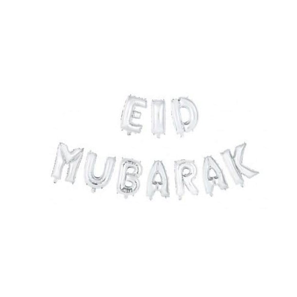 Eid Mubarak Folieballoner Slv