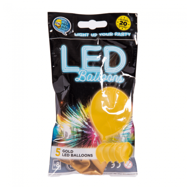 LED ballon guld