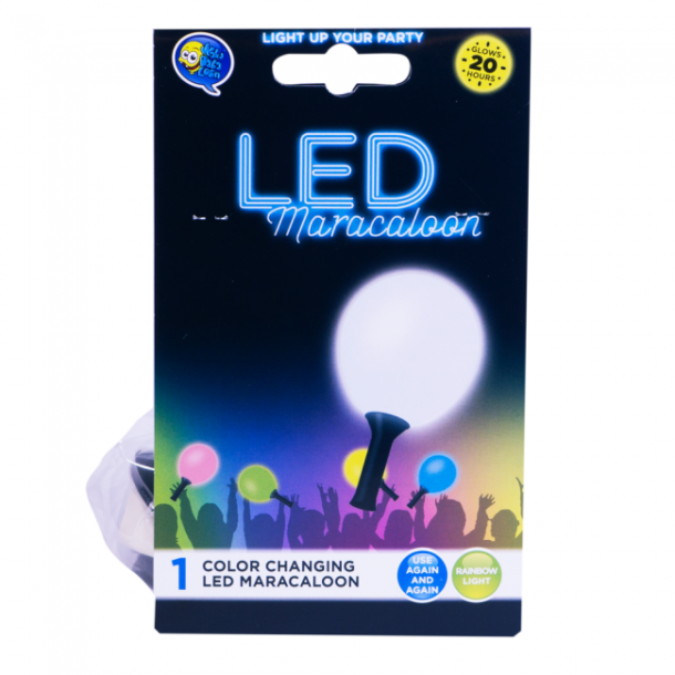 Hvid LED Maracaloon