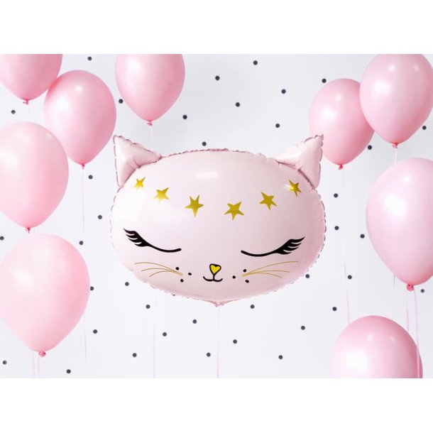 Katte folie ballon lyserd 48 cm