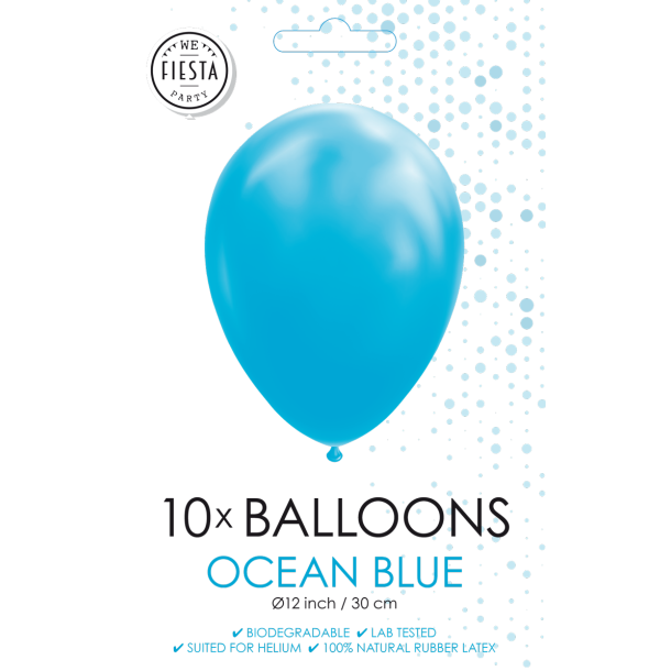 ocean bl balloner 10 stk. i pk.