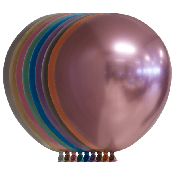 Ballon  30 cm - mirror- Multi farve