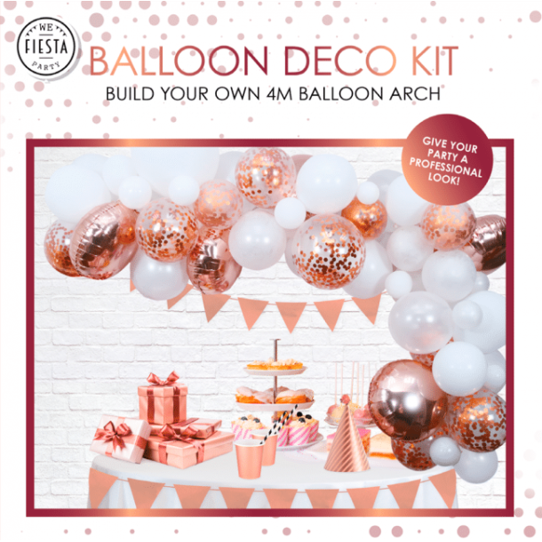 Ballon Bue Rosegold