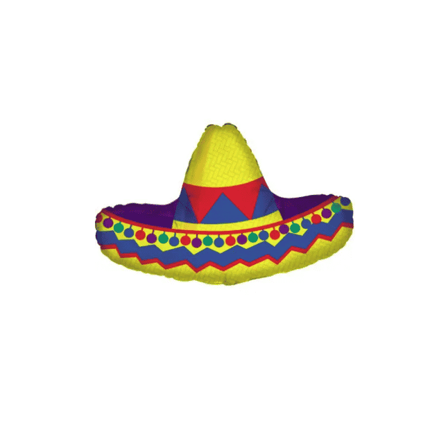 Sombrero Hat Folieballon 86 cm