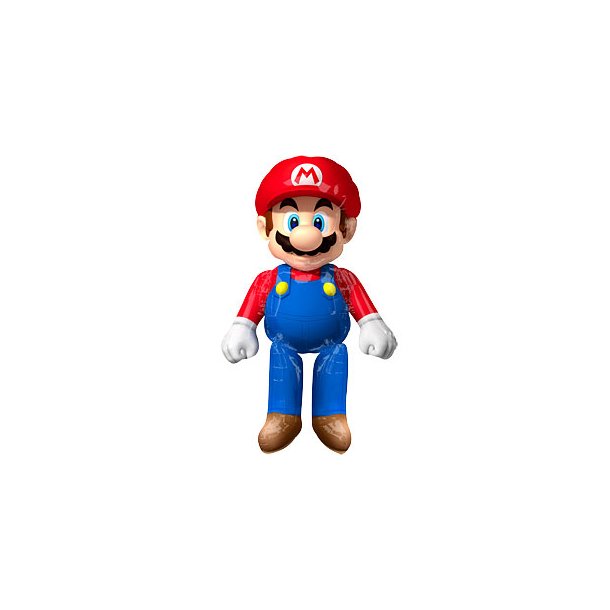 1 stk. Kmpe Super Mario Airwalker figur, Folie ballon - "60 = 1,52 meter