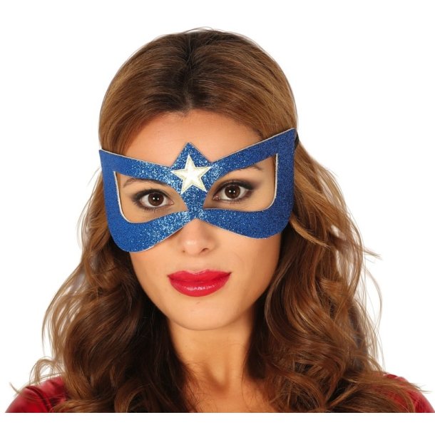 Superhelt maske bl Voksen