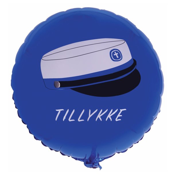 Tillykke med huen bl studenter folieballon