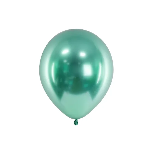 Spejl ballon, 30cm, flaske grn - 50 stk.