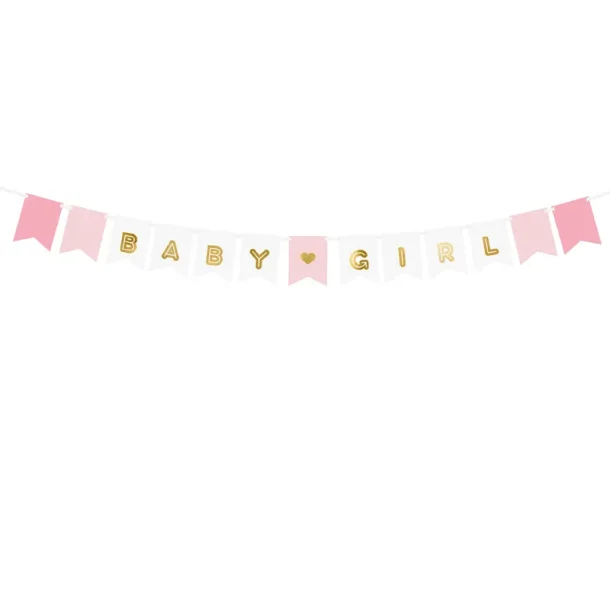 Banner Baby Girl, mix, 15 x 175 cm