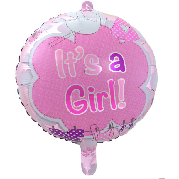 Folie Ballon, Its a girl - 43 cm