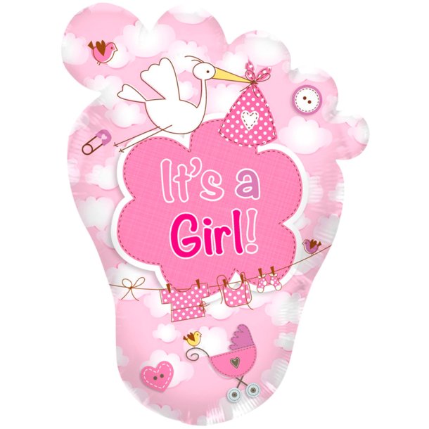 Baby Fod - Its a Girl! - Folie Balloon - 46x70cm