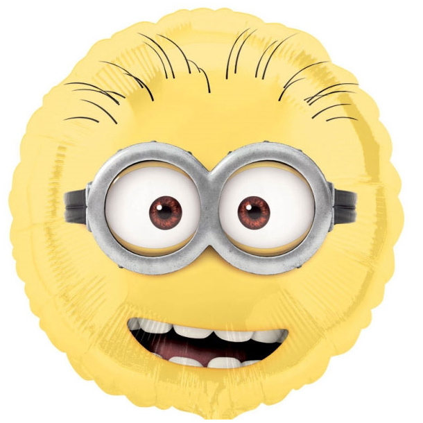 Minions ansigt folieballon