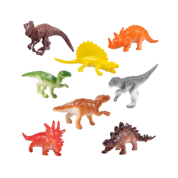 Dinosaur legefigurer 8 stk