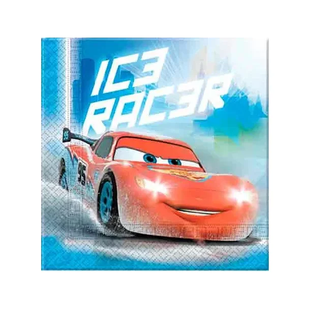 Cars ice racer servietter. 20 stk