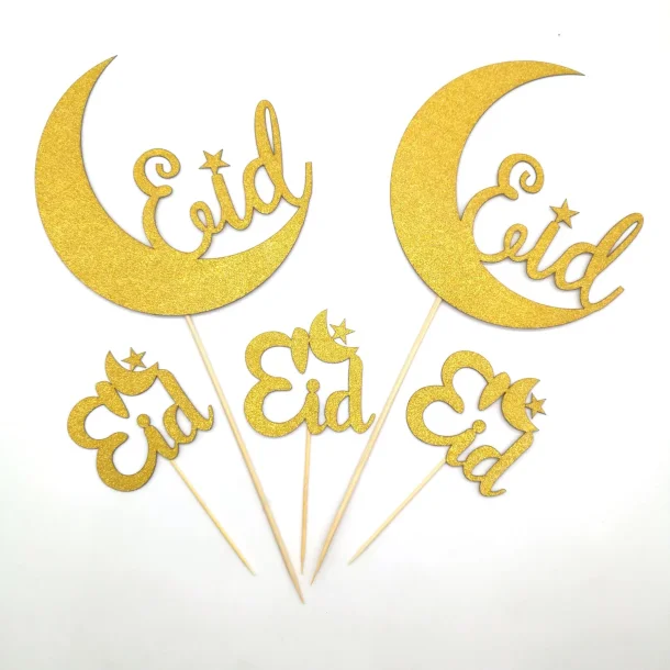 Eid Picks i guldglitter