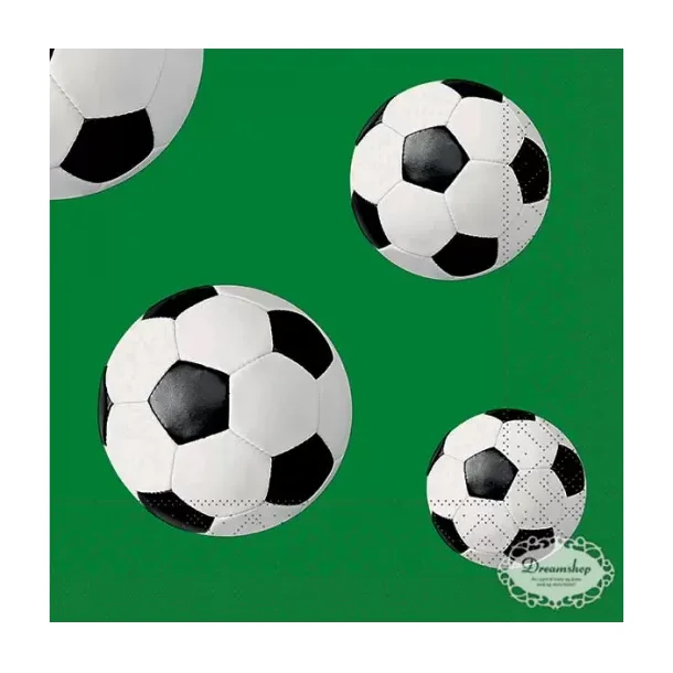 Fodbold Servietter 33x33cm