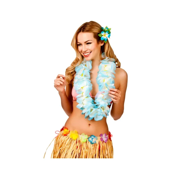 Hawaii krans XL i Lysebl